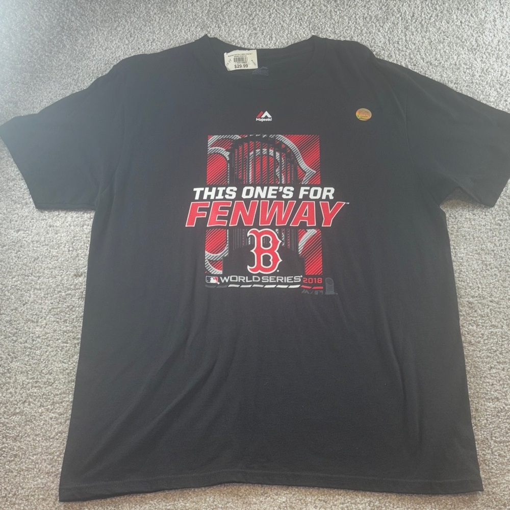 Men’s size large Black Fenway World Series‎ Tee Boston Red Sox MLB